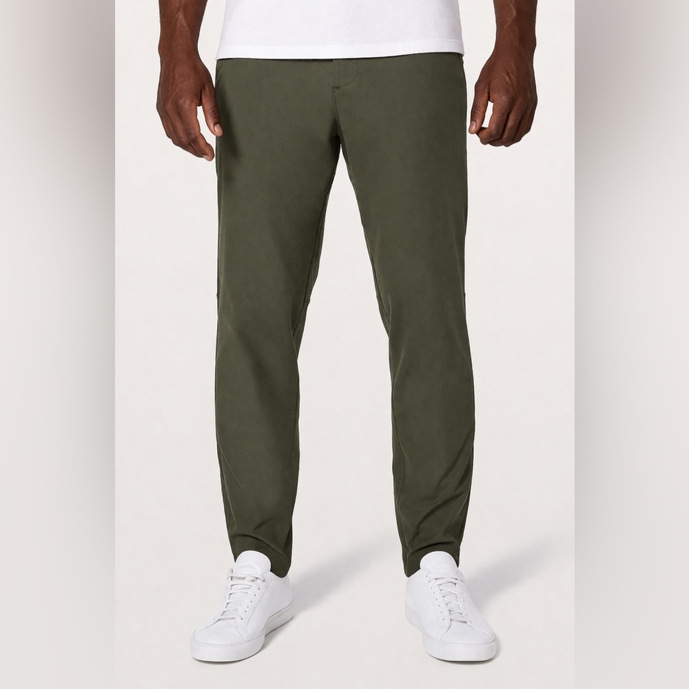 Lululemon ABC Pants 31x32 Olive Slim Stretch Golf Casual Mens Performance